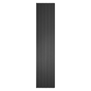 Pannello acustico in impiallacciatura di rovere nero 2400x520x18 mm