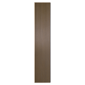Pannello acustico in impiallacciatura rovere affumicato 2600×520×18 mm