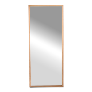 Specchio Elvira 120x50 cm con cornice in legno di rovere