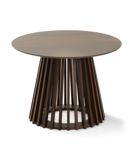 Tavolino Harris rotondo in rovere fumé - Ø70 cm