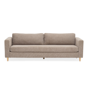 Hildur - Divano a 3 posti color sabbia L: 226 x P: 85 x A: 78 cm
