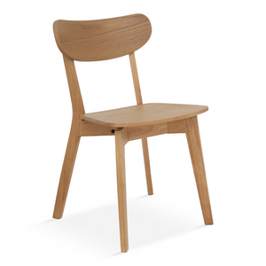 Rory sedia da pranzo – Sedia in impiallacciatura di rovere