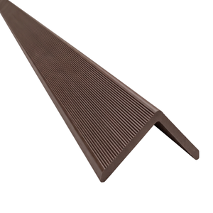 Kinsley - listello superiore/di chiusura per rivestimento di facciata in composito marrone 2900 x 219 x 29 mm
