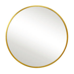Julia - Specchio rotondo con cornice in ottone/dorato Ø50 cm