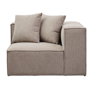 Hailey modulo angolare in sabbia L: 100 x P: 100 x A: 65 cm