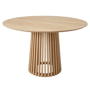 Tavolo da pranzo Harris rotondo in effetto rovere - Ø110 cm