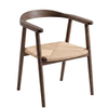 Rovere affumicato / seduta intrecciata