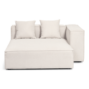 Hailey - Modulo chaise longue destro in beige L: 147 X P: 148 X H: 65 cm