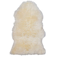 Vera pelle di pecora - Bianca 95x65 cm