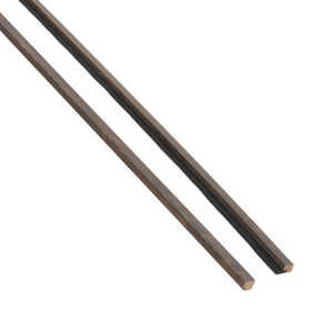 Listelli di finitura per pannelli acustici in impiallacciatura di rovere affumicato 2400x45x18 mm - Destra & sinistra (2 pz)