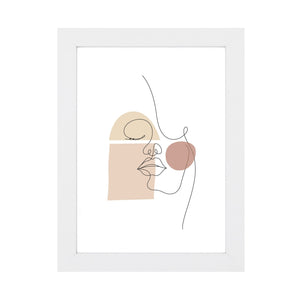 Cornice Lea 13x18 cm bianco