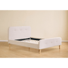 Struttura letto Christian in beige 140x200 cm, escluse le doghe e i materassi