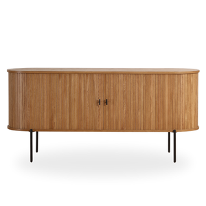 Florence armadio con persiane in rovere 160x45x75 cm