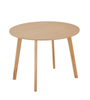 Tavolo da pranzo rotondo Vinnie con prolunga 100/140/180 cm in finitura rovere - 2x prolunghe incluse