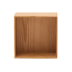 Scaffale a muro Rumi 33x20x33 cm in rovere con supporto a muro