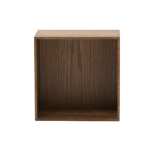 Mensola a muro Rumi 33x20x33 cm rovere fumé incl. supporto a muro