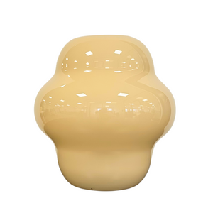 Vaso in vetro Gina giallo 20 cm