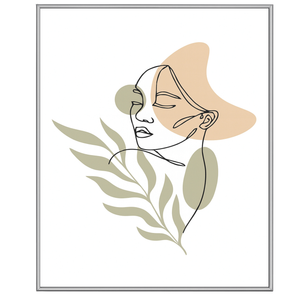 Cornice Malina in PVC lucido Acciaio 60x90 cm