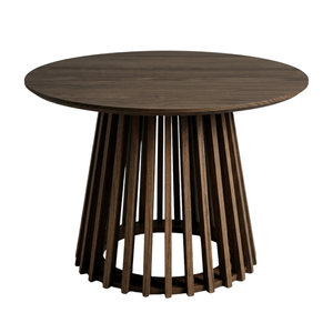 Tavolino Harris rotondo in rovere fumé - Ø70 cm