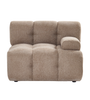 Lilie - Modulo destro color sabbia - L: 95 x P: 95 x A: 64 cm