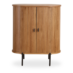 Florence - Mobile a persiane con lamelle in quercia 70x40x85 cm