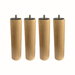 Gambe del letto in legno Eric 20x5 cm (4 pezzi)