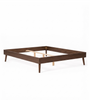 Struttura letto Alexander in rovere affumicato 140x200 cm
