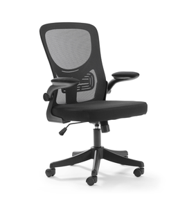 Sedia da scrivania Felix in rete nera/nera