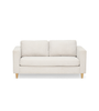 Hildur - Divano a due posti color beige L: 169 x P: 85 x A: 78 cm