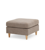Hildur - pouf color sabbia L: 66 x L: 66 x A: 43 cm