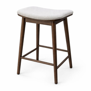 Tobi Sgabello 42x36x65 cm in rovere fumé