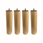 Gambe del letto in legno Eric 20x5 cm (4 pezzi)