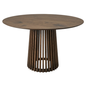 Tavolo da pranzo rotondo Harris in rovere fumé - Ø110 cm