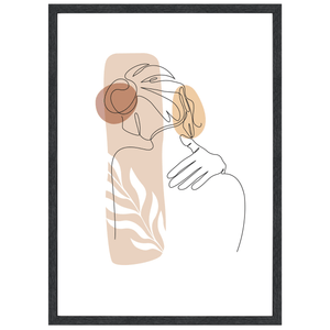 Paloma Cornice per foto 50x70 cm nero