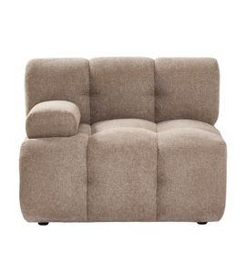 Lilie - Modulo sinistro color sabbia - L: 95 x P: 95 x A: 64 cm