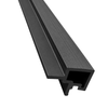 Kinsley - profilato angolare per rivestimento di facciate in composito nero 2900 x 219 x 29 mm