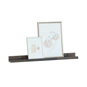 Emmie mensola per foto in rovere fumé 60x7 cm