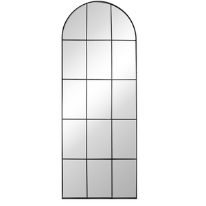 Mia - Specchio da terra con cornice nero di New Yorker 70 x 180 cm