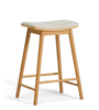 Tobi Sgabello 42x36x65 cm in rovere
