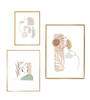 Set di cornici Lyra in oro, 3 pezzi.