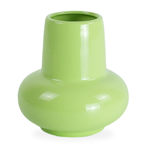 Birka vaso in ceramica verde 15 cm