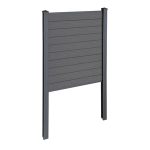 Finley recinzione in WPC modulo iniziale - A: 150 x L: 95 cm - Grigio antracite/nero