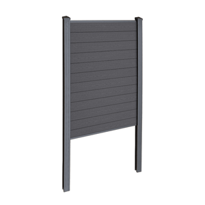 Finley recinzione in WPC modulo iniziale - A: 180 x L: 95 cm - Grigio antracite/nero