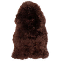 Vera pelle di pecora - Marrone 95x65 cm