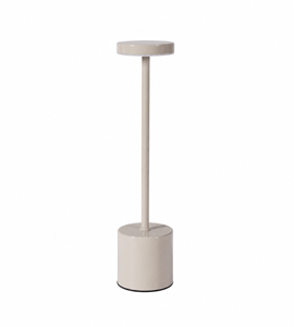 Lampada da tavolo a LED Elvis, beige