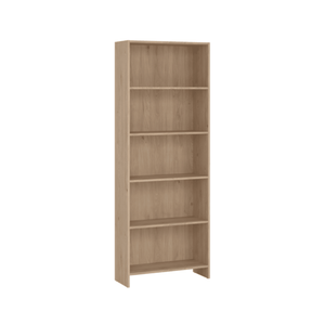 Libreria Maddie a 5 ripiani in rovere 175,5x66x25,5 cm