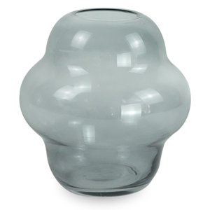 Vaso di vetro fumé Gina 20 cm