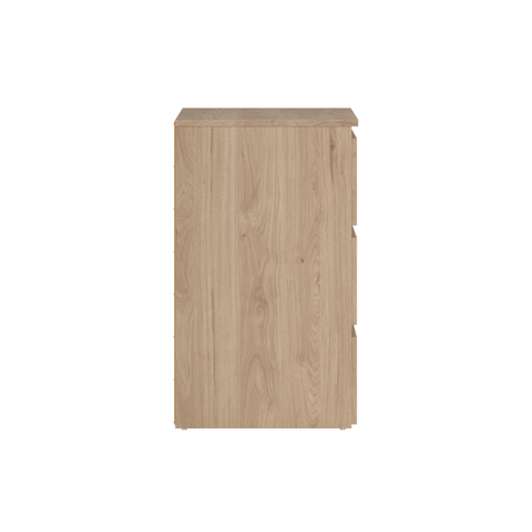 Maise cassettiera  H:70 x L:138 x L:41 cm con 6 cassetti in look rovere