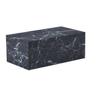 Maxine Tavolino in marmo nero 90x50 cm