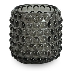 Nelly portacandele in vetro grigio 8,5 cm